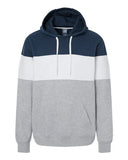 Men's Varsity Colorblocked Fleece Hooded Sweatshirt