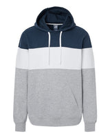 Men's Varsity Colorblocked Fleece Hooded Sweatshirt