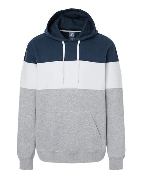 Men's Varsity Colorblocked Fleece Hooded Sweatshirt