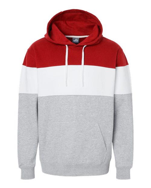 Men's Varsity Colorblocked Fleece Hooded Sweatshirt