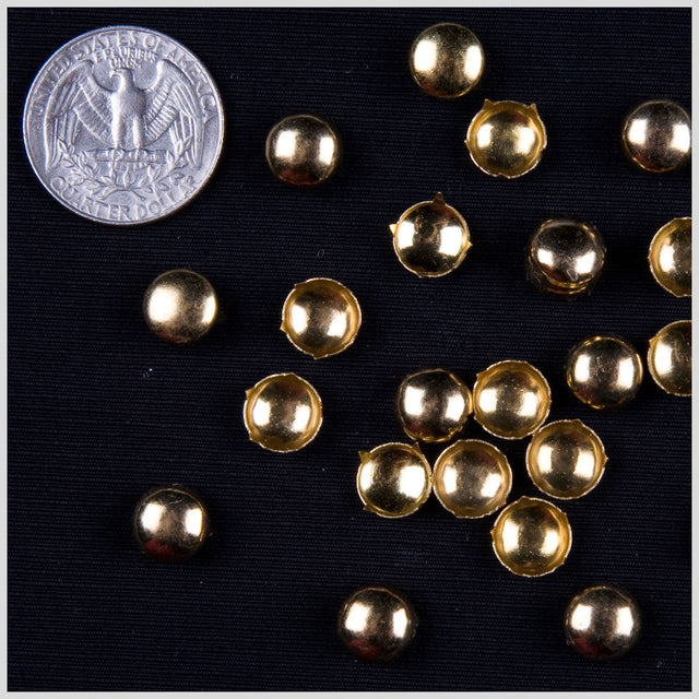 3/8" Gold Dome Nailheads