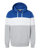 Men's Varsity Colorblocked Fleece Hooded Sweatshirt