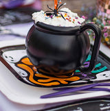 8 Ct. Goofy Ghouls Halloween Paper Dessert Plates 7" Spooky Square Party Tableware