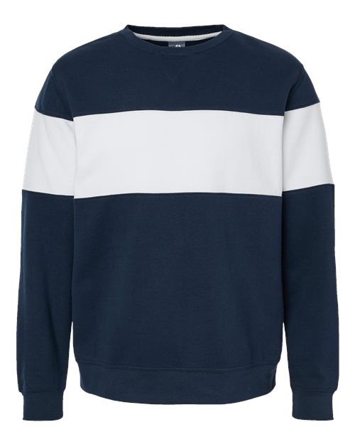J. America Unisex Varsity Fleece Crewneck Sweatshirt