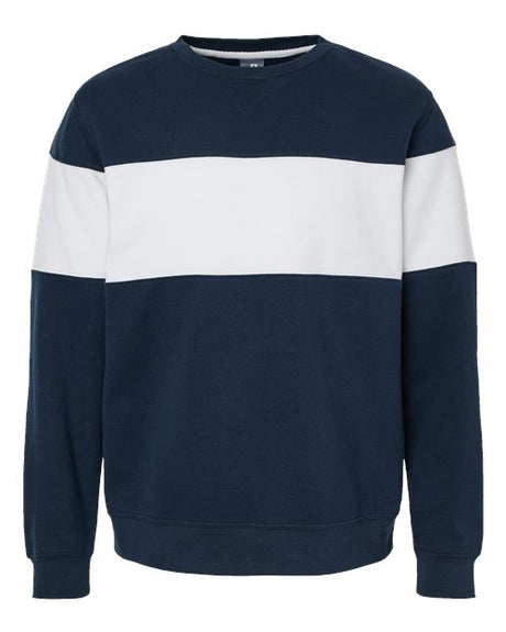 J. America Unisex Varsity Fleece Crewneck Sweatshirt