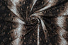 1 Yard DTY Brushed Snake Print Knit Fabric Soft Stretch 58/60" Width