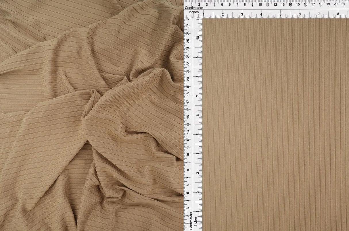 1 Yard Yummy Rib 8x3 Solid Stretch Knit Fabric 58 Inch Wide