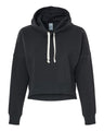 J. America Women's Crop Hooded Sweatshirt