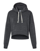 J. America Women's Crop Hooded Sweatshirt