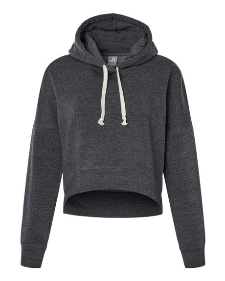 J. America Women's Crop Hooded Sweatshirt