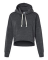 J. America Women's Crop Hooded Sweatshirt