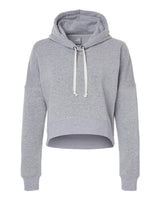 J. America Women's Crop Hooded Sweatshirt