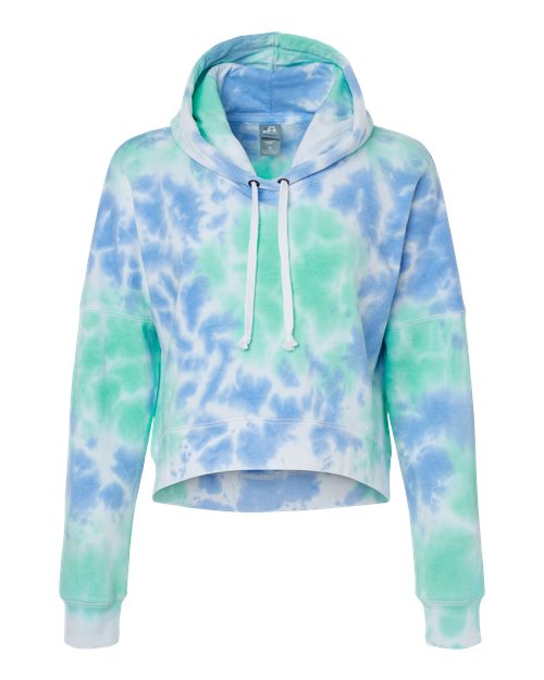 J. America Women's Crop Hooded Sweatshirt
