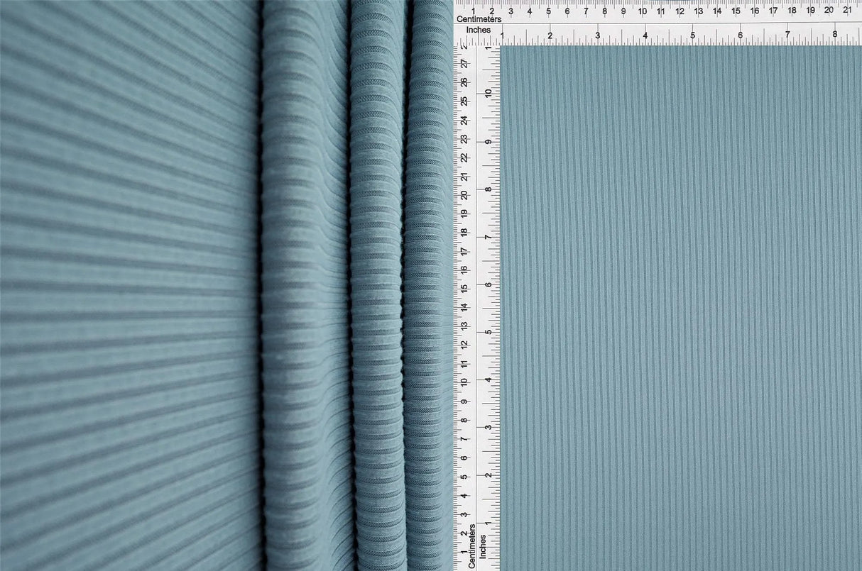 1 Yard 4x2 Yummy Rib Knit Fabric 170 GSM, 58/60? Wide Polyester Spandex Blend