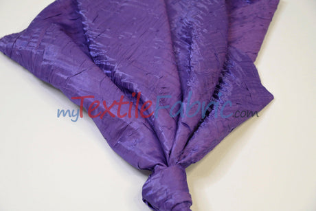 Iridescent Crush Shimmer Rayon Polyester Fabric - Iridescent Two-Tone Crushed Shimmer, 52/54" Width, Multiple Colors (Yards & Bolts)
