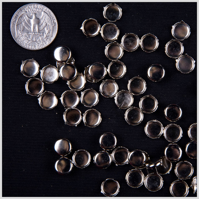 3/8" Silver Round Nailheads