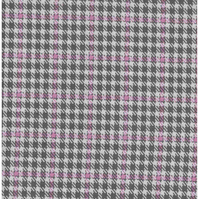 58/60" Double Knit Plaid Jacquard Fabric 90.5% Polyester 8.5% Rayon 1% Spandex 230 GSM 1 Yard
