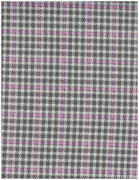 Double Knit Jacquard Plaid Stretch Fabric