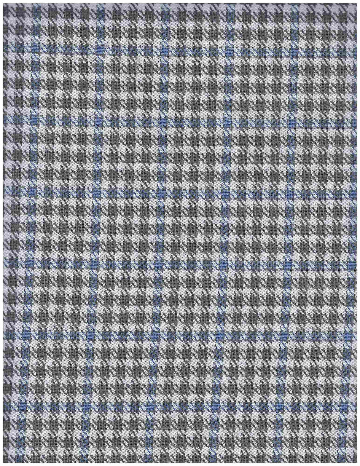 Double Knit Jacquard Plaid Stretch Fabric