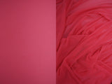 Poly Mesh Solid Pink Fabric