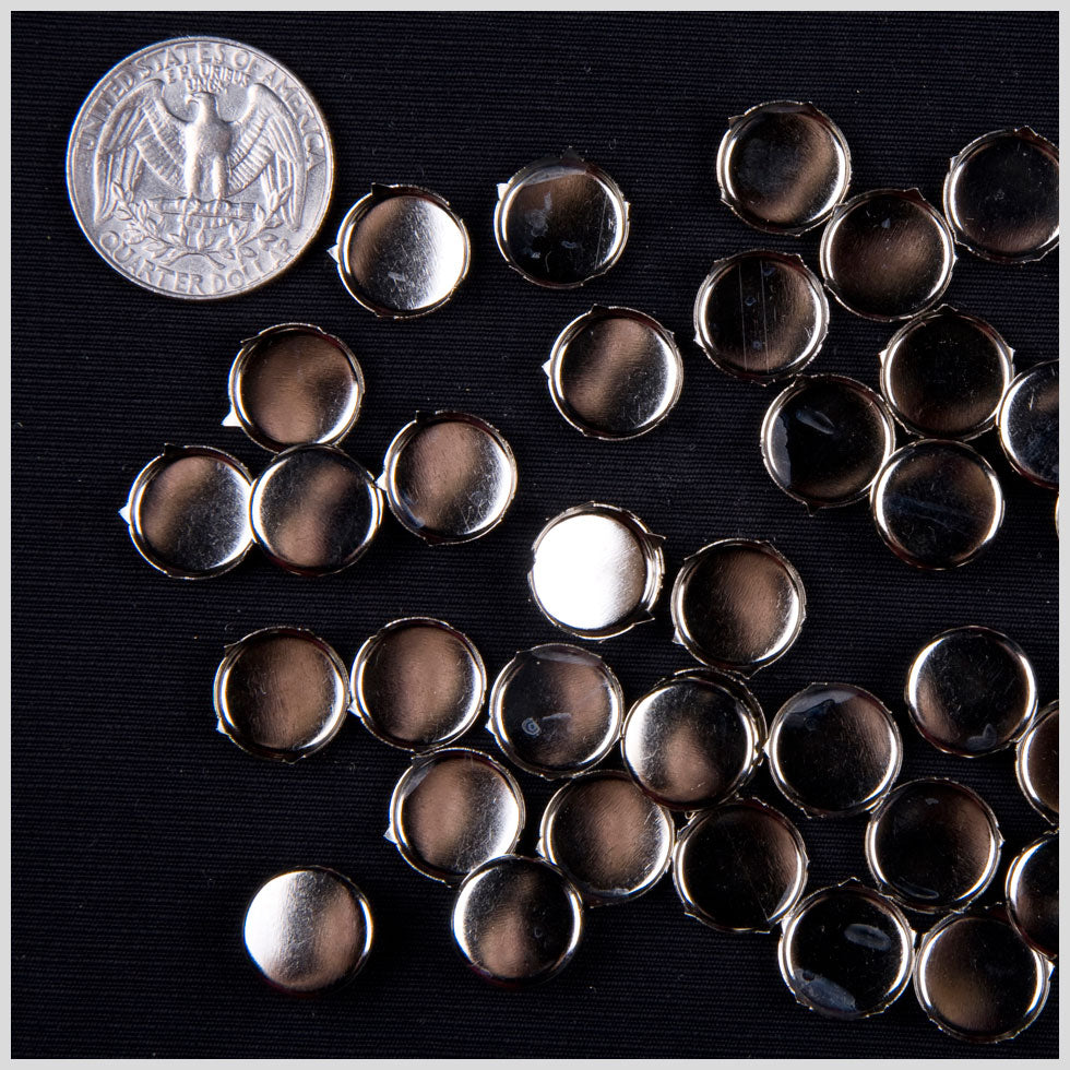 1/2" Silver Round Nailheads