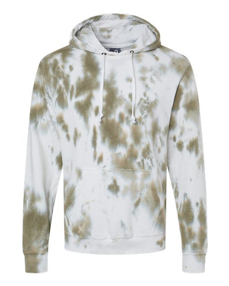 Men's Tie-Dyed Fleece Hooded Sweatshirt
