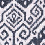 Gray Ikat Cotton-Blend Woven