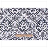 Gray Ikat Cotton-Blend Woven