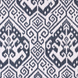 Gray Ikat Cotton-Blend Woven