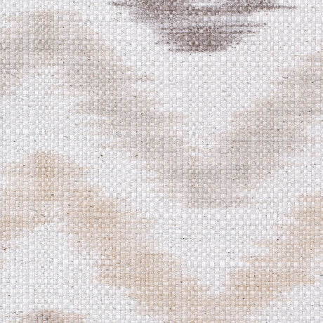 Beige Zig Zag Ikat Cotton-Blend