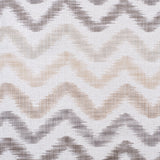 Beige Zig Zag Ikat Cotton-Blend