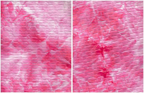 1 Yard Honeycomb Knit Real Tie Dye Stretch Fabric 58/60 Inch Wide