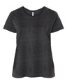 LAT Women's Curvy Collection Fine Jersey Tee