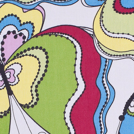 Multicolor Mod Butterflies Cotton