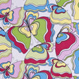 Multicolor Mod Butterflies Cotton