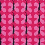 Swedish Red and Pink Small Butterflies Cotton