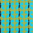 Swedish Green and Blue Small Butterflies Cotton