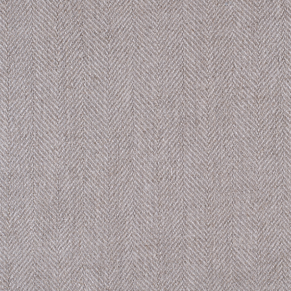 "Rope" Natural Herringbone Weave Linen
