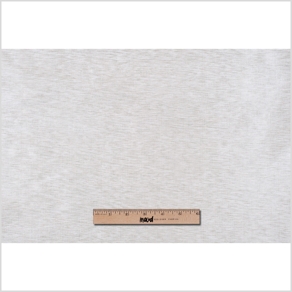 Ivory Silk-Blend Woven