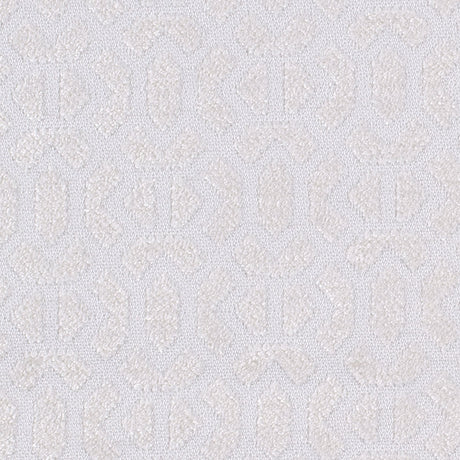 Ivory Chenille Geometric Poly