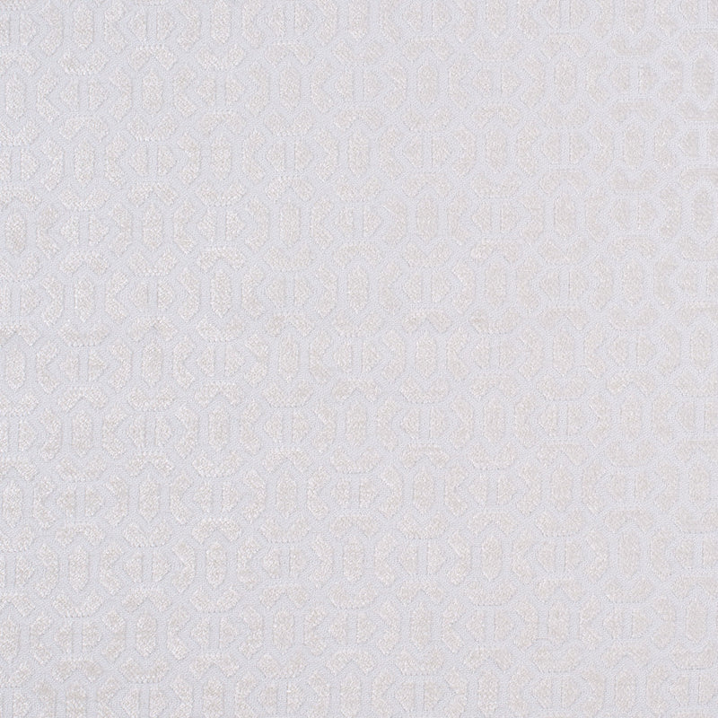 Ivory Chenille Geometric Poly