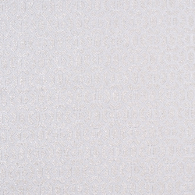 Ivory Chenille Geometric Poly