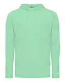 Badger Men's Tri-Blend Surplice Hooded Long Sleeve T-Shirt