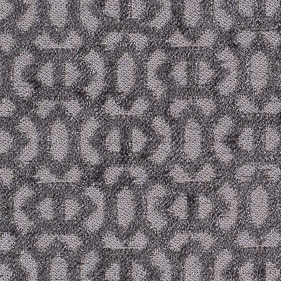 Smoke Chenille Geometric Poly