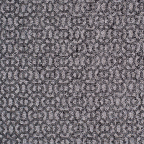 Smoke Chenille Geometric Poly