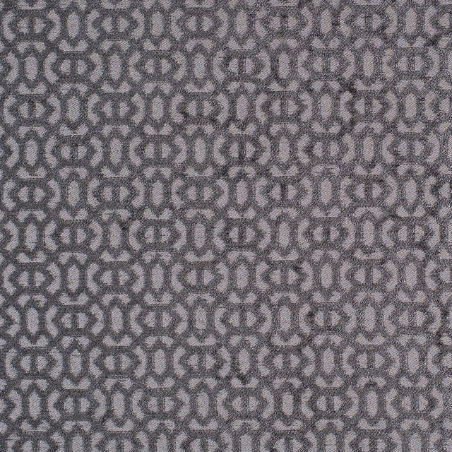 Smoke Chenille Geometric Poly