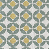 Meadow Geometric Poly-Cotton Brocade