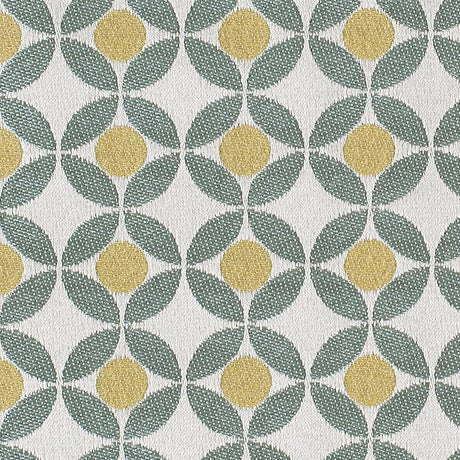 Meadow Geometric Poly-Cotton Brocade