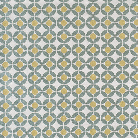 Meadow Geometric Poly-Cotton Brocade