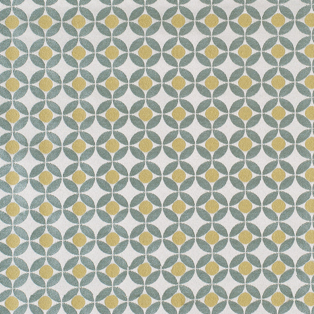 Meadow Geometric Poly-Cotton Brocade